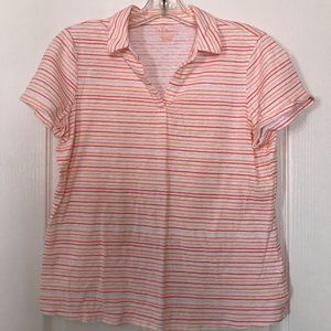 L.L. Bean Organic Cotton Short Sleeve Top - Sz. M
